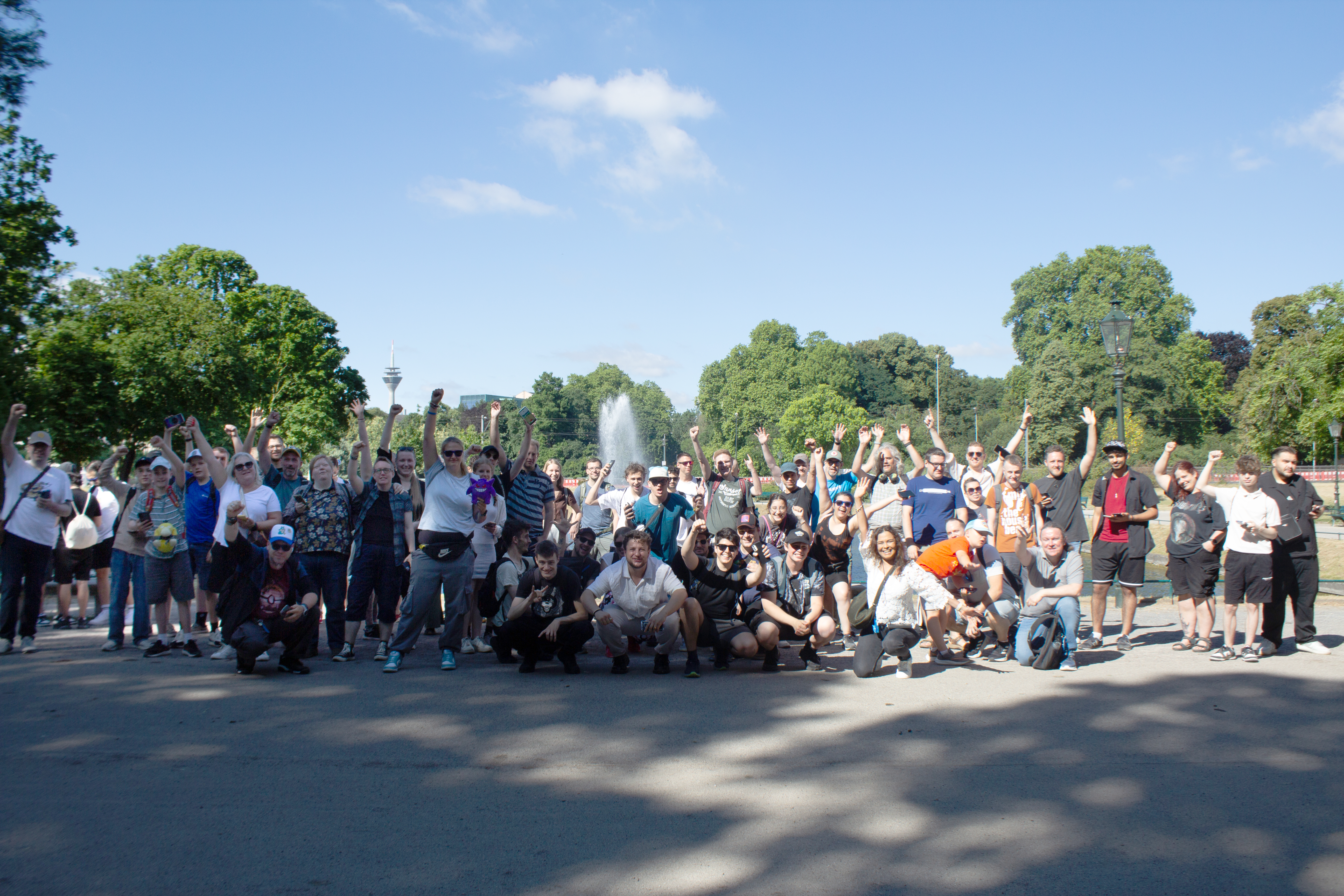 Gruppenfoto im Hofgarten